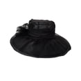 thumbnail image 4 of Sombrero fascinador para mujer Zulema Sombrero tocado de mujer Negro, 4 of 8