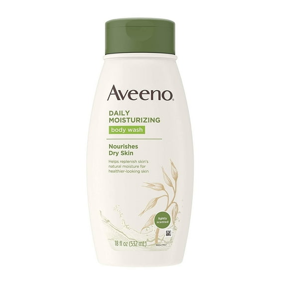 Aveeno Daily Moisturizing & Nourishes Dry Skin Body Wash, 18 oz