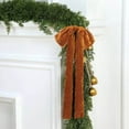 thumbnail image 4 of Large Velvet Staircase Bow For Holiday Party Festive Stair With Elegant Tassels Perfect For Indoor Home And Event Practical, 4 of 4