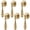 Brushed Gold, variant on HDJNal Vintage Pendant Cabinet Pulls Antique Brass Drop Drawer Handles Zinc Alloy Decorative Dresser Hardware for Kitchen Cabinets Cupboard Wardrobe Furniture Elegant Retro Style (6 Pack)