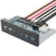 thumbnail image 5 of Tholdsy Soporte de panel frontal Unidad de disquete de computadora Puerto de audio de alta definición Placa de expansión de panel USB Electrónica miscelánea, 5 of 6