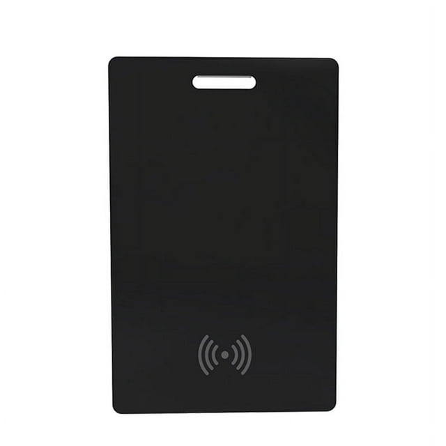 Smart Wallet Track Card Location Tracking Device Wireless Charging Wallet Phone Finder Works for Find My Tracker Tag A,1 * Track Card,Black