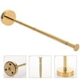 thumbnail image 4 of KAKOWELY Wall Mounted Clothes Rack Metal Clothes Hanging Rod Closet Clothes Hanger Rod10.04"X1.65"X1.65", 4 of 4