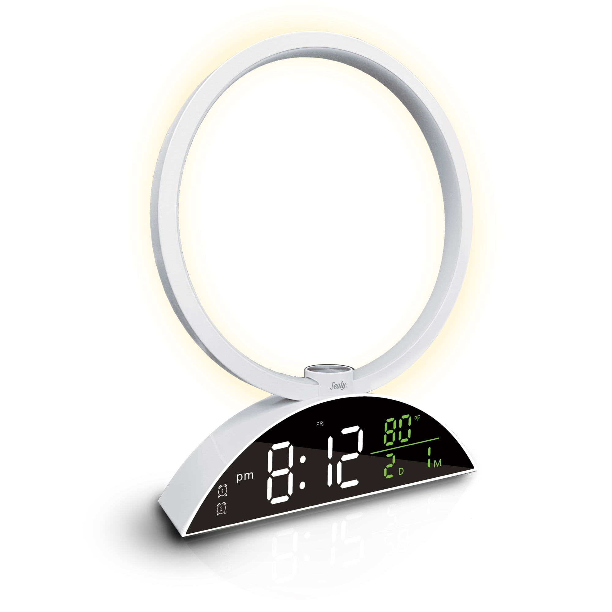 Sealy Sunrise Alarm Lamp with Calendar, Built-In Sound Sealy Sunrise Alarm Lamp with Calendar, Built-In Sound