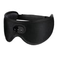 thumbnail image 1 of Auriculares inalámbricos para dormir con música en 3D y ruido blanco, Bluetooth 5.2, antifaz transpirable, apagado automático, altavoz estéreo HD ultrafino, color negro, 1 of 5