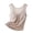 Beige, variant on Staron Summer Tank Tops for Women Casual Loose Round Neck Sleeveless Basic Solid Color Comfy with Padded Bra, Pink XXL