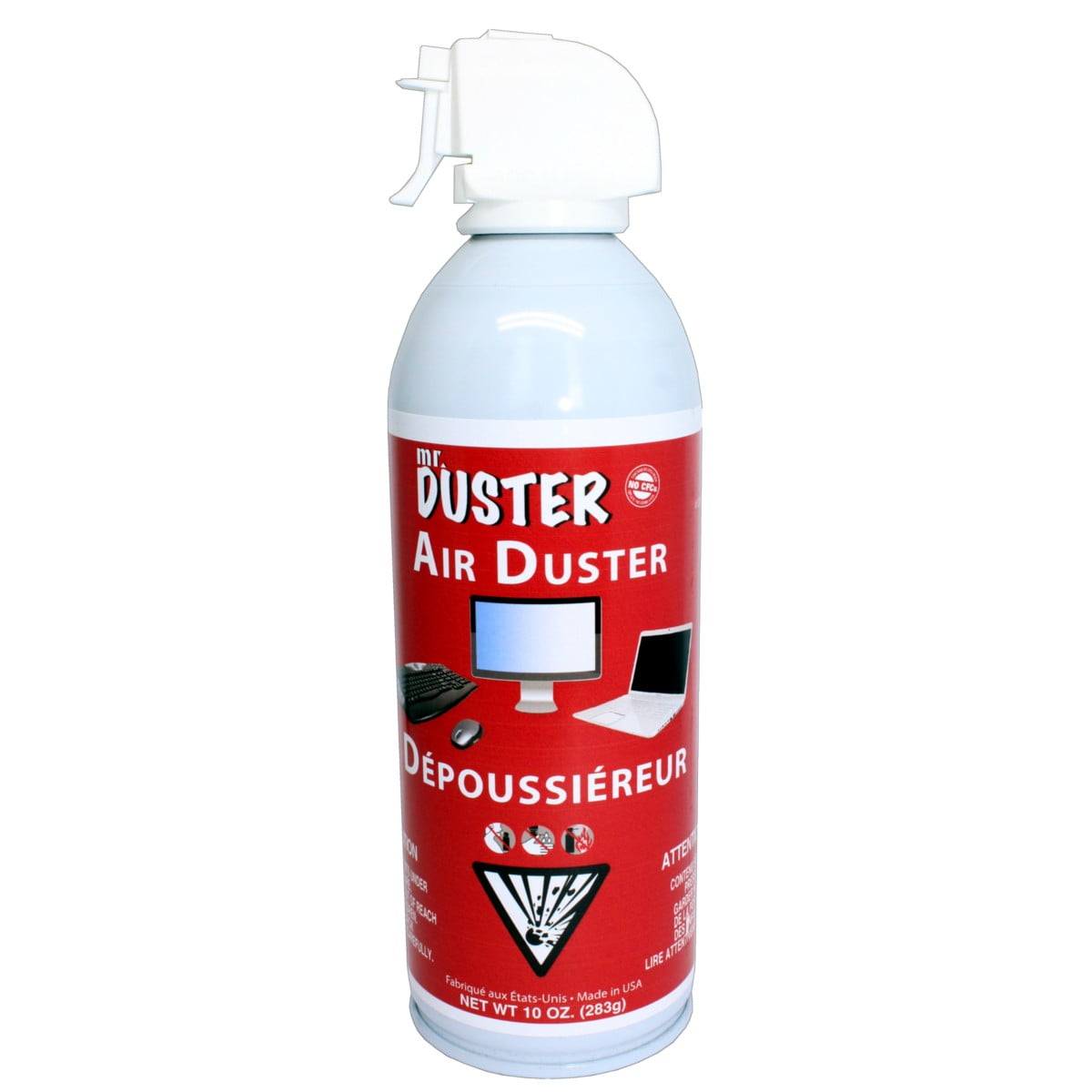 Mr. Duster Compressed Air Duster Cleaner Spray 10 OZ for Electronic
