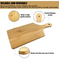 thumbnail image 3 of 11x5 In Mini Charcuterie Boards,6 Pcs Small Wood Cutting Board Bulk Cutting Board for Crafts with Handle,Laser Engraving Cutting Boards Blank,Unfinished Wood Cutting Boards,Mini Cheese Board as Gift, 3 of 3