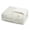 White, variant on Americanflat 50x60 Printed Fleece and Reverse Sherpa Throw Blanket - Speckle Pattern - Reversible Design - Cozy Comfort for Couch or Bed - Dark Blue