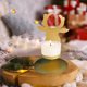 thumbnail image 1 of pstuiky Portavelas navideños con forma de ciervo, árbol de Navidad, copo de nieve y estrella. Pequeños portavelas de hierro. Decoración navideña para la mesa de fiestas. Regalos para el hogar., 1 of 6