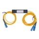 thumbnail image 2 of Cable De Extensión De Fibra óptica, Resistente Al Impacto Modo único G657A1 SC FC LC ST Interfaz Resina ABS Flexible 1 A 2 Fibra Para Telecomunicaciones, 2 of 7