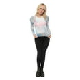 thumbnail image 4 of The Beatles Womens Logo Mesh Long-Sleeved Crop Top, 4 of 4