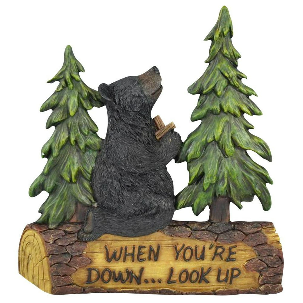 Black Bear Decor for Home Cabin Decor Wall Hanging Home