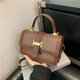 thumbnail image 3 of Bolso de mano para mujer, nueva colección de otoño 2025, estilo coreano, moda moderna y sencilla, bandolera cruzada, bolso pequeño cuadrado de ocio y tendencia., 3 of 10