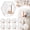 Gold-10pcs, variant on Water Ripple Hexagonal Self Adhesive Hooks - Self-Adhesive Hooks 10/20 Pack Hexagonal Ripple Design,No Drill Bathroom Kitchen Wall Hooks for Towels, Keys & Home Decor