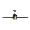 thumbnail image 7 of Monte Carlo Metrograph Metrograph 56" 4 Blade Led Ceiling Fan - Deep Bronze and Brass /, 7 of 7