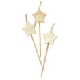 thumbnail image 2 of Star Pick Birthday Candles, Gold, 6ct, 2 of 2