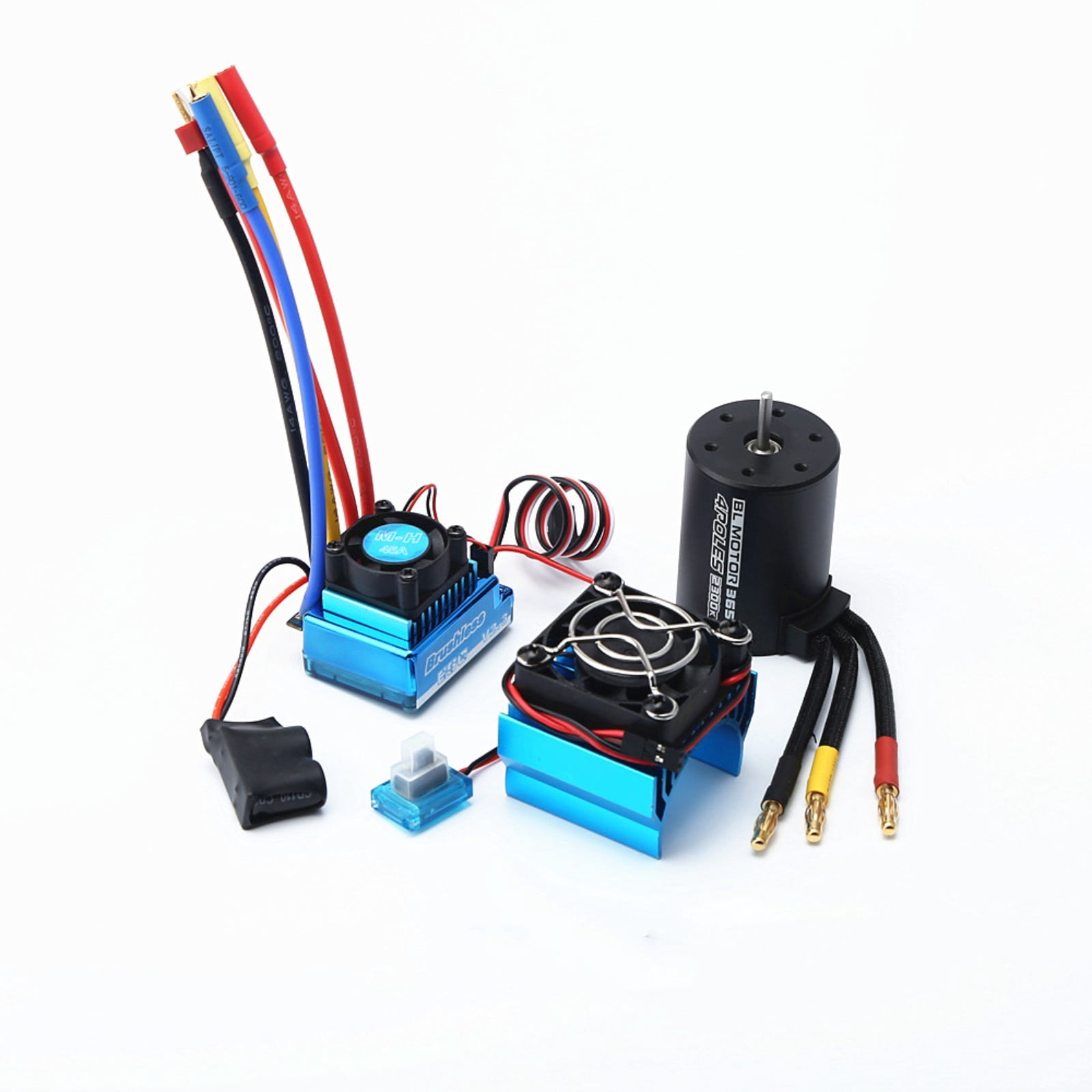 ESC,Sink Cover Combo 1 8/1 10 2300kv Motor With 3650 2300kv Motor Heat Sink Cover Esc Heat Sink And Boat Part Car And Boat 10 Remote Car Cover Combo 1 Combo 1 8/1 With 60a Esc Huiop Hxber