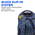 thumbnail image 5 of J World Boys and Girls Sunny 17" Kids Rolling Backpack for School and Travel, Game, 5 of 6