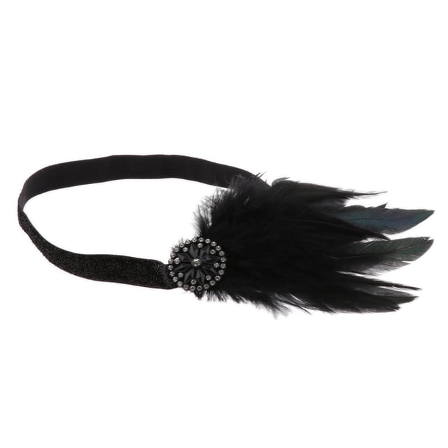 Diadema Sunnimix Rhinestone elástico Gatsby Años 20 Mujer Boda Nupcial