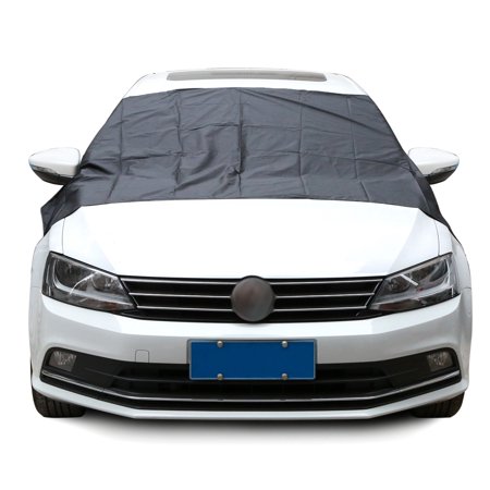 Vw Sun Shield Car SUV Magnet Windshield Cover Sun Shield Snow Ice Frost Freeze Protector Black Silver For VW /BMW /Honda /Toyota ()