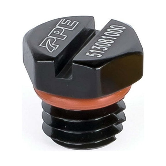 PPE Diesel 513081100 Air Bleeder Screw Black GM 6.6L