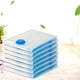 thumbnail image 4 of Bolsa de almacenamiento de vacío portátil transparente comprimido polvo a prueba de polvo doble cremallera sellada Organizador interior al aire libre casero viajar saco 60x40cm Inevent HA011899-01, 4 of 7