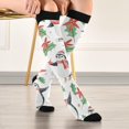 thumbnail image 5 of Coolnut Cute Penguin Compression Socks for Men & Women 1 Pack, Knee High Stockings for Running, Sport, Hiking & Travel, 5 of 6