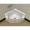 SONG S-3040 Coated Wire Rim Guard Service Sink - White