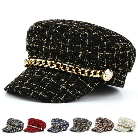 Womens Ladies Girls Beret Hat Wool Beret Beanie Newsboy Hat Cap Winter (Best Way To Shape A Beret)