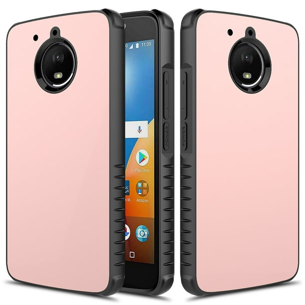 Motorola Moto E4 Plus Case, Heavy Duty Dual Layer
