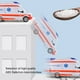 thumbnail image 4 of Bewildely Juguete de ambulancia de emergencia para que los niños jueguen, una experiencia duradera y realista Juguetes Educativos tipo+1, 4 of 6