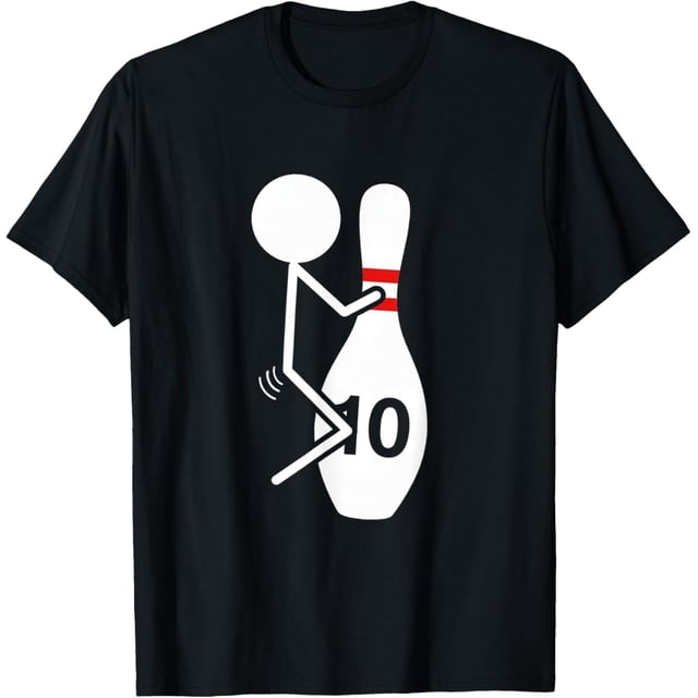 F The Ten Pin - Camiseta de bolos casual para la liga del equipo