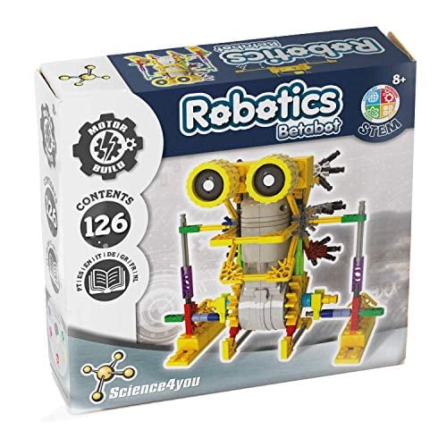 Science4you Betabot Robotics Kit for Kids - Build Your Own Robot for Kids, 126 Pieces included, Robot Toys, Gift for 8  Year Olds Boys and Girls