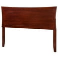 thumbnail image 1 of Leo & Lacey Solid Hardwood Walnut Queen Panel Headboard Rectangular Charging Station 63.75"W Unassembled, 1 of 3