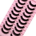 thumbnail image 1 of 5d , Cat-short , Supernatural Cross Fluffy Soft Reusable Faux ,10 Pairs, 1 of 5