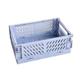 thumbnail image 1 of Mini caja de almacenamiento de plástico plegable para estudiantes, escritorio, cinta adhesiva, cesta de almacenamiento plegable, 1 of 5