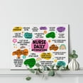 thumbnail image 4 of Inspirational Nurse Office Poster Canvas Wall Art for Home Decor - Motivational Nurse Quote Canvas Print Wall Art Painting Ready to Hang Gifts - Easel & Hanging Hook 12x15 Inch, 4 of 7