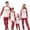 Red, variant on Yievot Family Christmas Pajamas Matching Sets 2 Piece PJ's Sleepwear Printed Shirts and Plaid Pants Festival Party Sleepwear