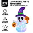 thumbnail image 3 of Fantasma inflable de Halloween de 150 cm de Joiedomi con luces LED, 3 of 8