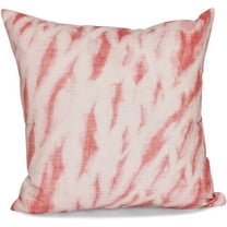 Simply Daisy 16" x 16" Shibori Stripe Geometric Print Pillow, Orange