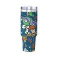 thumbnail image 2 of Woody Buzz Story Bouteille d'Eau 40oz Ice Bully avec Poignée Paille de Bouteille Sport Isolée en Acier Inoxydable Réutilisable Étanche Gobelet de Voiture, 2 of 9