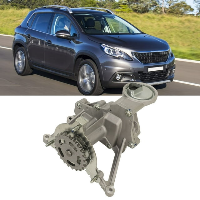 Car Engine Oil Pump, Simple Installation Stable Supply 9674199380 Engine Oil Pump Sturdy for C4 Elysee