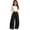 Black, variant on Oversized Baggy Sweatpants for Girls School Wide Leg Sweat Pants Elastic High Waist Fleece Joggers Trousers Teen Kids Running Casual Trendy Sweatsuits Bottom
