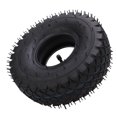 thumbnail image 3 of Outer Tire Inner Tube, Tire Inner Tube Set  Sealing Rubber Non Slip 4.10/3.50-4 Shock Absorbing  for Flatbed Vehicle, 3 of 7