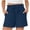 C-Navy, variant on Women's Summer Quick Dry Shorts Solid Color Fashion Comfy Drawstring Casual Elastic Waist Pocket Loose Pants Lightweight for tropical vacations