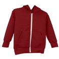 thumbnail image 3 of Tdoqot Girls Sweatshirt Jackets- Fall Winter Loose Fit Casual Zip Up Hoodies with Pockets Red Size 9-10, 3 of 4
