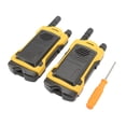 thumbnail image 2 of Walkie-talkie para niños, seguro, 200 m de distancia, comunicación inalámbrica, intercomunicador para niños al aire libre, para viajar y jardín., 2 of 14