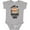 AC-Heather Grey, variant on Monkey I Love Hanging out with My Gigi Boys or Girls Baby Bodysuit