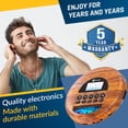 thumbnail image 4 of Reproductor de CD portátil KLIM Nomad Wood con Bluetooth y radio FM, 4 of 7